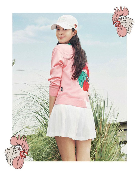 韩国女星权侑莉时尚运动风写真图片