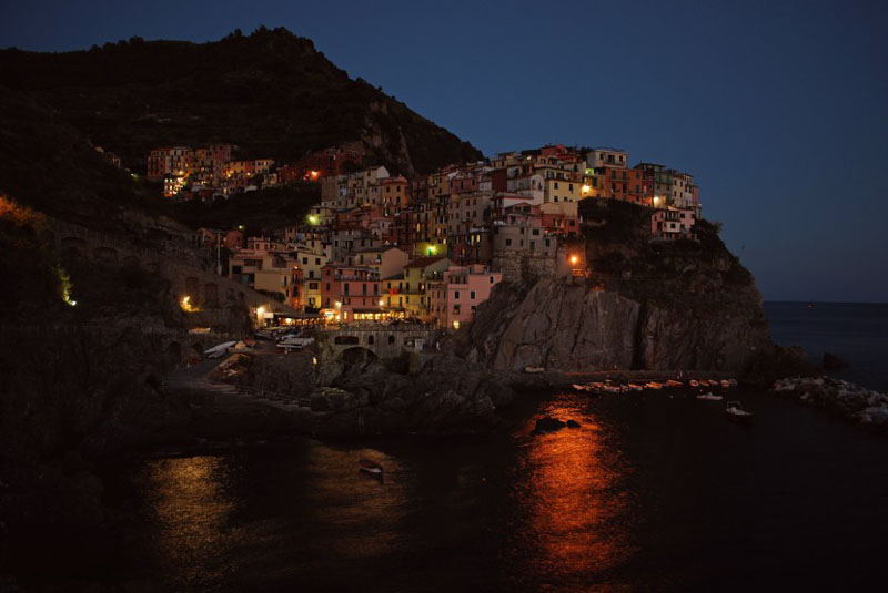 奇妙的意大利五渔村建筑风景图片