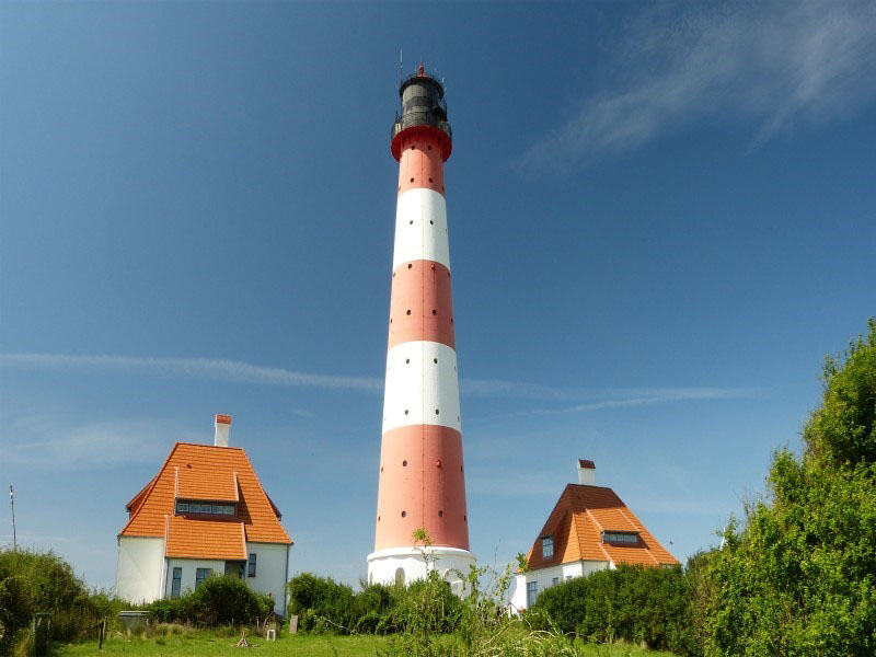 德国韦斯特雷费尔桑德灯塔建筑风景图片