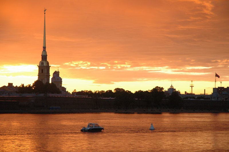 俄罗斯的圣彼得堡建筑风景图片