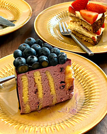 好吃的蓝莓蛋糕高清手机壁纸图片