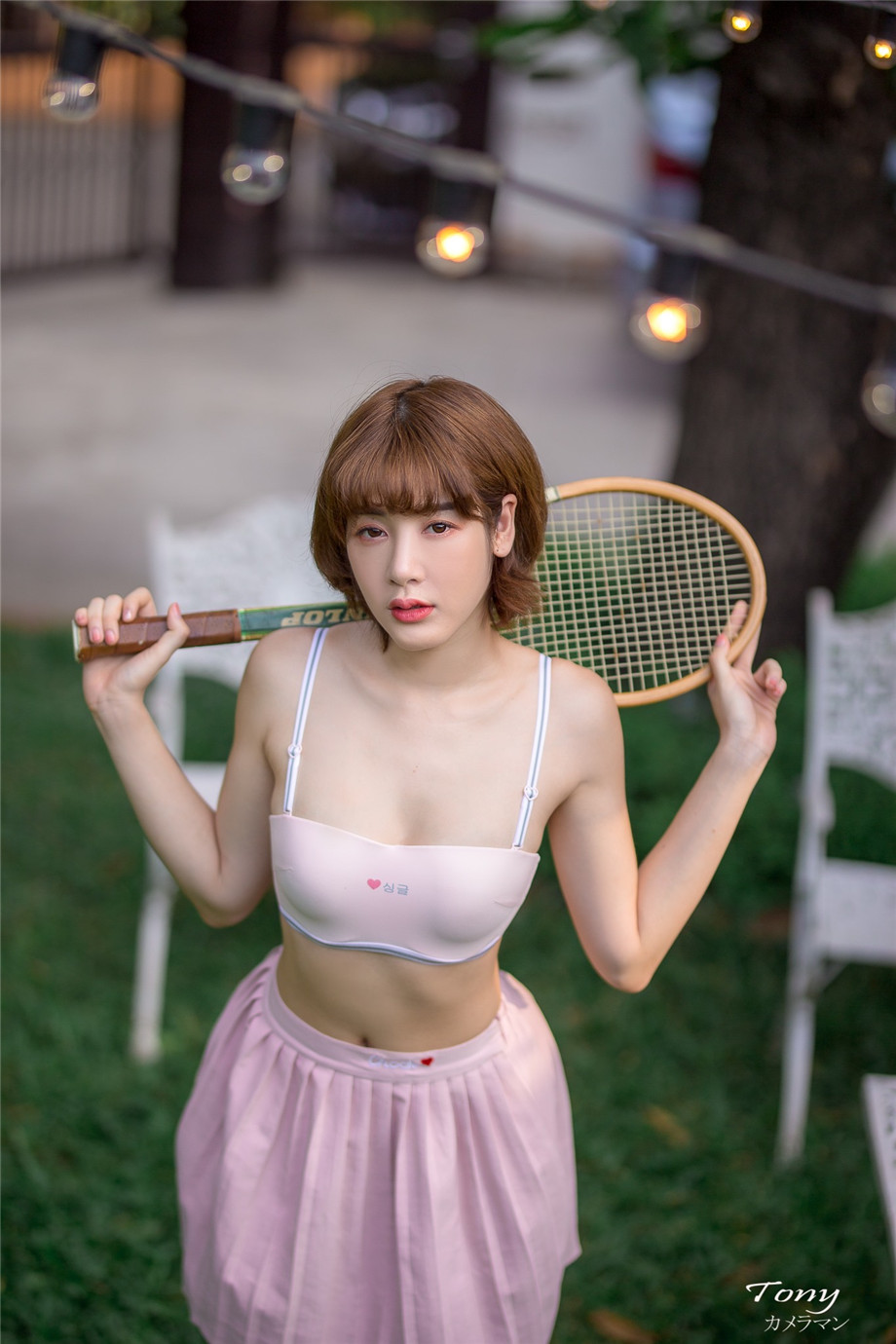 泰国美女 性感内衣短网球拍系列销魂泰国妹